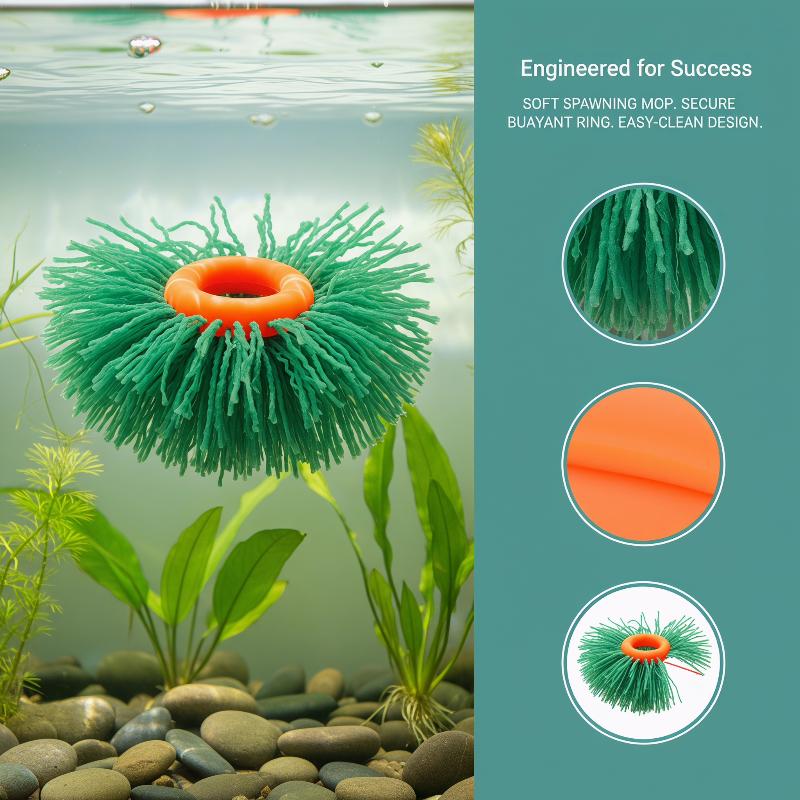 Aquarium Fish Eggs - เครื่องเก็บไข่ปลาพร้อมแผ่นเพาะพันธุ์ 10 ชิ้น สำหรับการเพาะพันธุ์ปลาในบ้าน