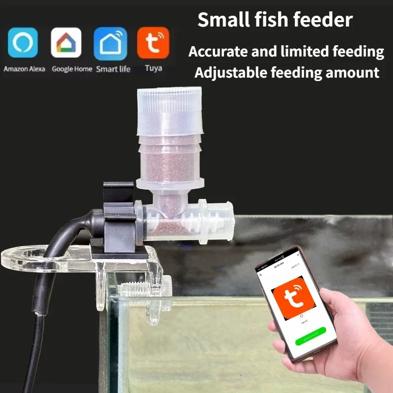 Aquarium Fish Food - เครื่องให้อาหารปลาอัตโนมัติที่ดีที่สุด - WiFi Smart Feeder สําหรับตู้ปลา,