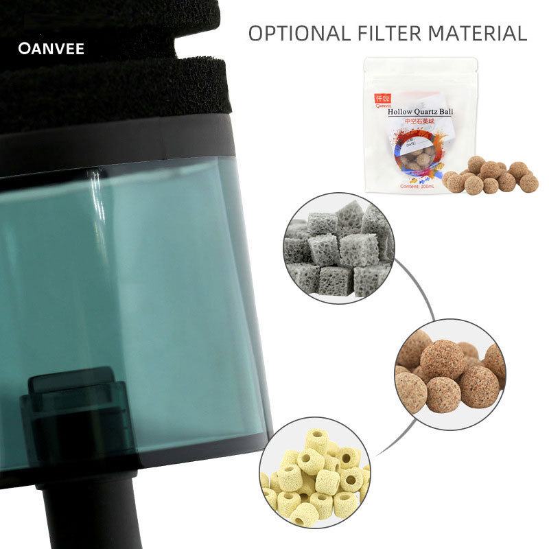Aquarium Fish Ball - ถังปลา Hollow Quartz Ball ก้อนหายใจฟรี Bio