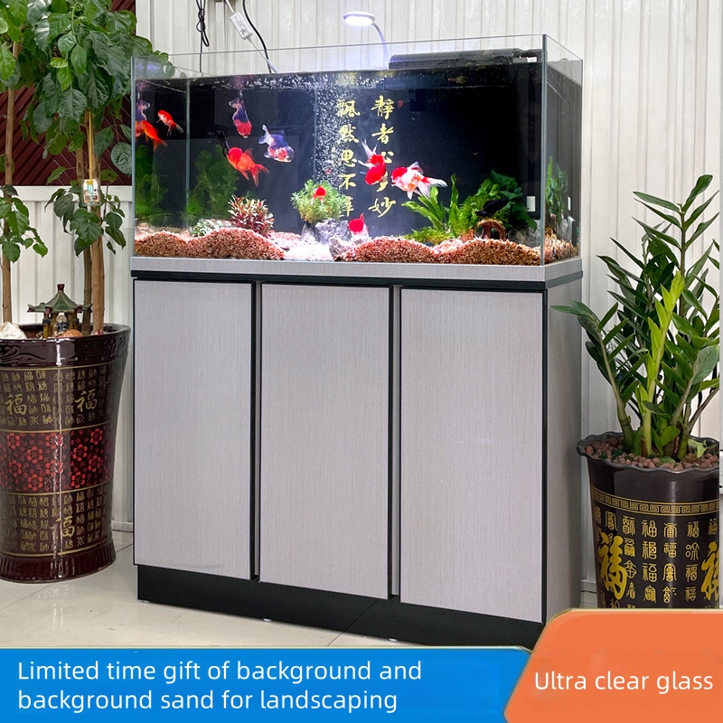 Aquarium Fish Low Maintenance - ตู้ปลาแก้วใสพิเศษหนาพิเศษ ดีไซน์สวยงาม ดูแลง่าย เหมาะสำหรับห้องนั่งเล่น