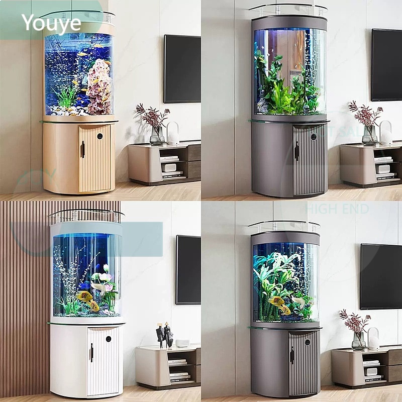 ตู้ปลาทรงครึ่งวงกลม ZL พร้อมกร - Aquarium Fish Low Maintenance บทวิจารณ์และราคา