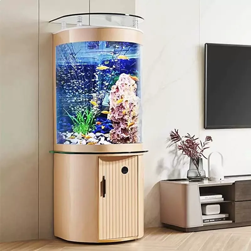ตู้ปลาทรงครึ่งวงกลม ZL พร้อมกร - Aquarium Fish Low Maintenance บทวิจารณ์และราคา