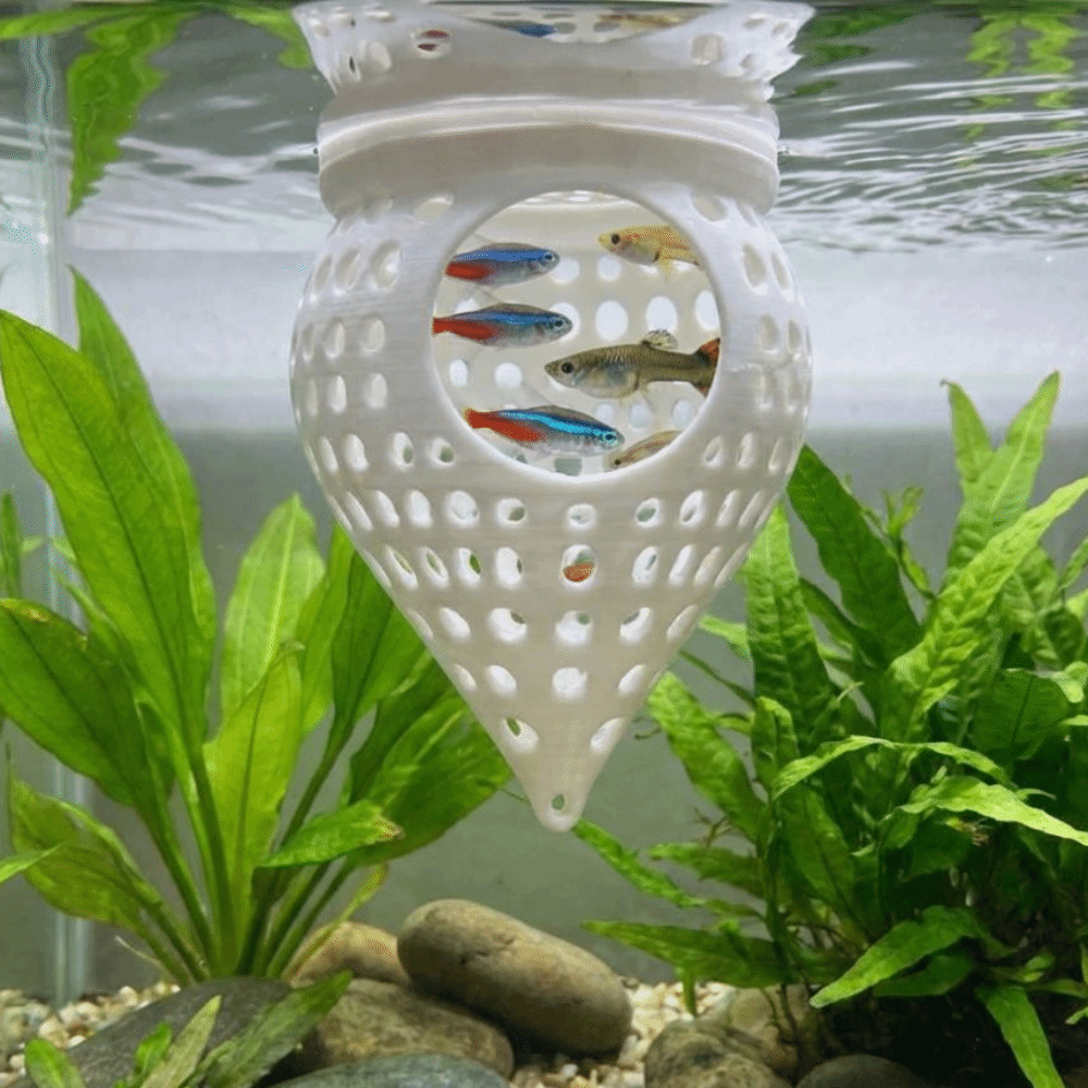 ที่นอนปลาแบบลอยน้ำพิมพ์ 3 มิติ - Aquarium Fish Food บทวิจารณ์และราคา