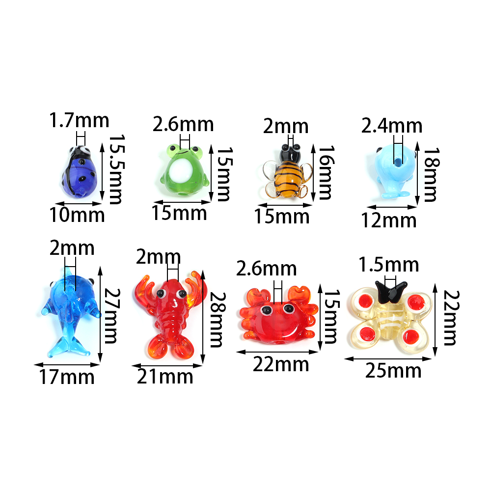 จี้แก้ว2ชิ้นตกแต่งตู้ปลาสัตว์ท - Aquarium Mini Fish บทวิจารณ์และราคา