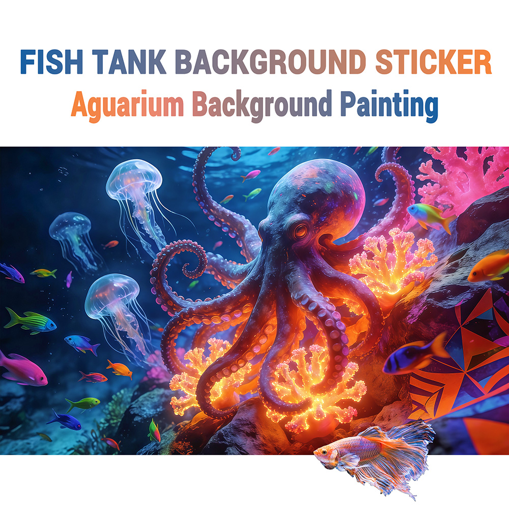 สติกเกอร์พื้นหลังตู้ปลา, โอคโต - Aquarium Fish Paradise บทวิจารณ์และราคา