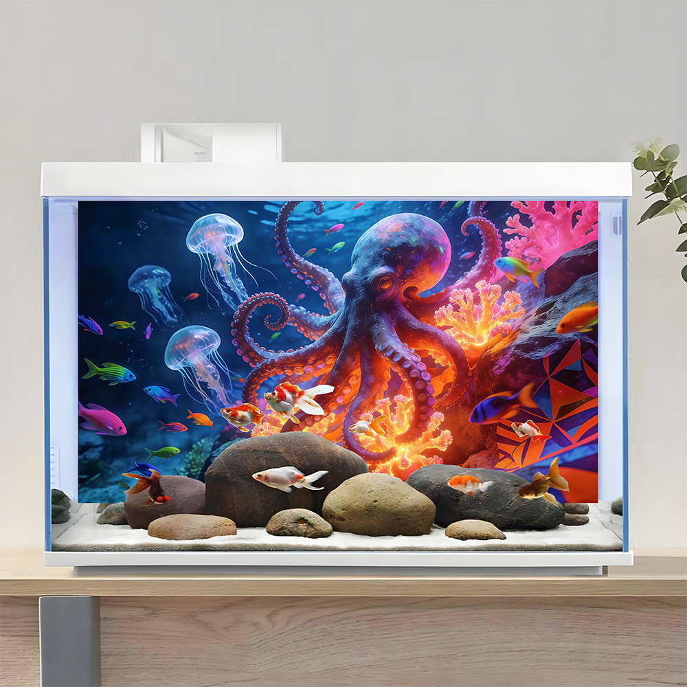 สติกเกอร์พื้นหลังตู้ปลา, โอคโต - Aquarium Fish Paradise บทวิจารณ์และราคา