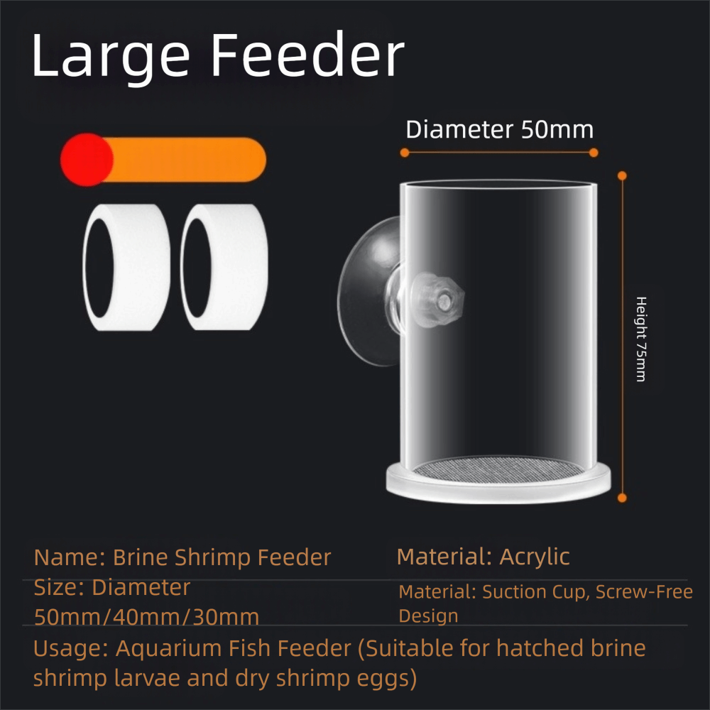 ถ้วยให้อาหารกุ้งน้ำเค็มอะคริลิ - Aquarium Fish Eggs บทวิจารณ์และราคา