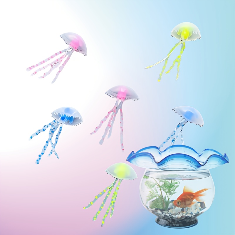 ของตกแต่งตู้ปลาแมงกะพรุนเรืองแ - Fish Toys For Aquarium บทวิจารณ์และราคา
