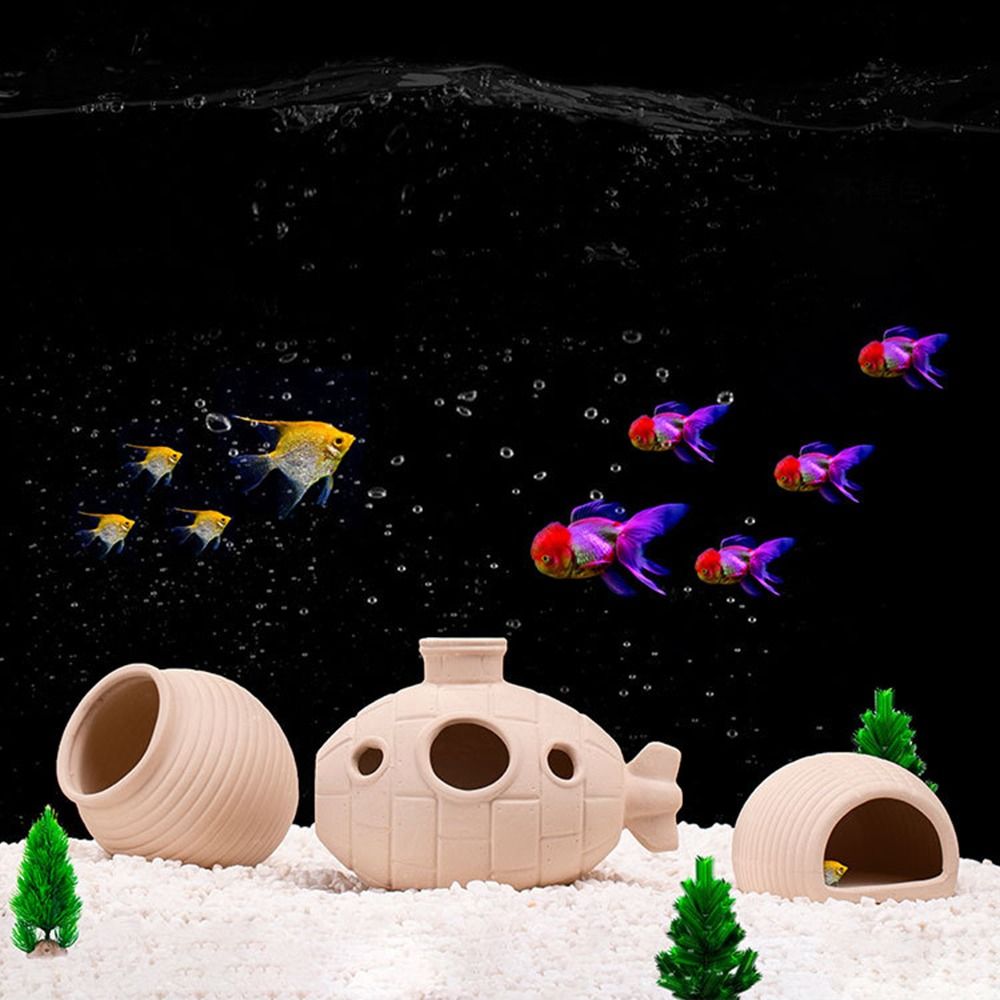 ที่หลบซ่อนกุ้งในตู้ปลาเซรามิก  - Aquarium Fish Hiding Places บทวิจารณ์และราคา