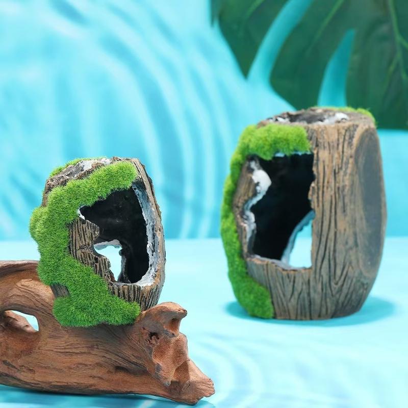 อุปกรณ์ตกแต่งตู้ปลา รูปแบบถ้ำซ - Aquarium Fish Hiding Places บทวิจารณ์และราคา