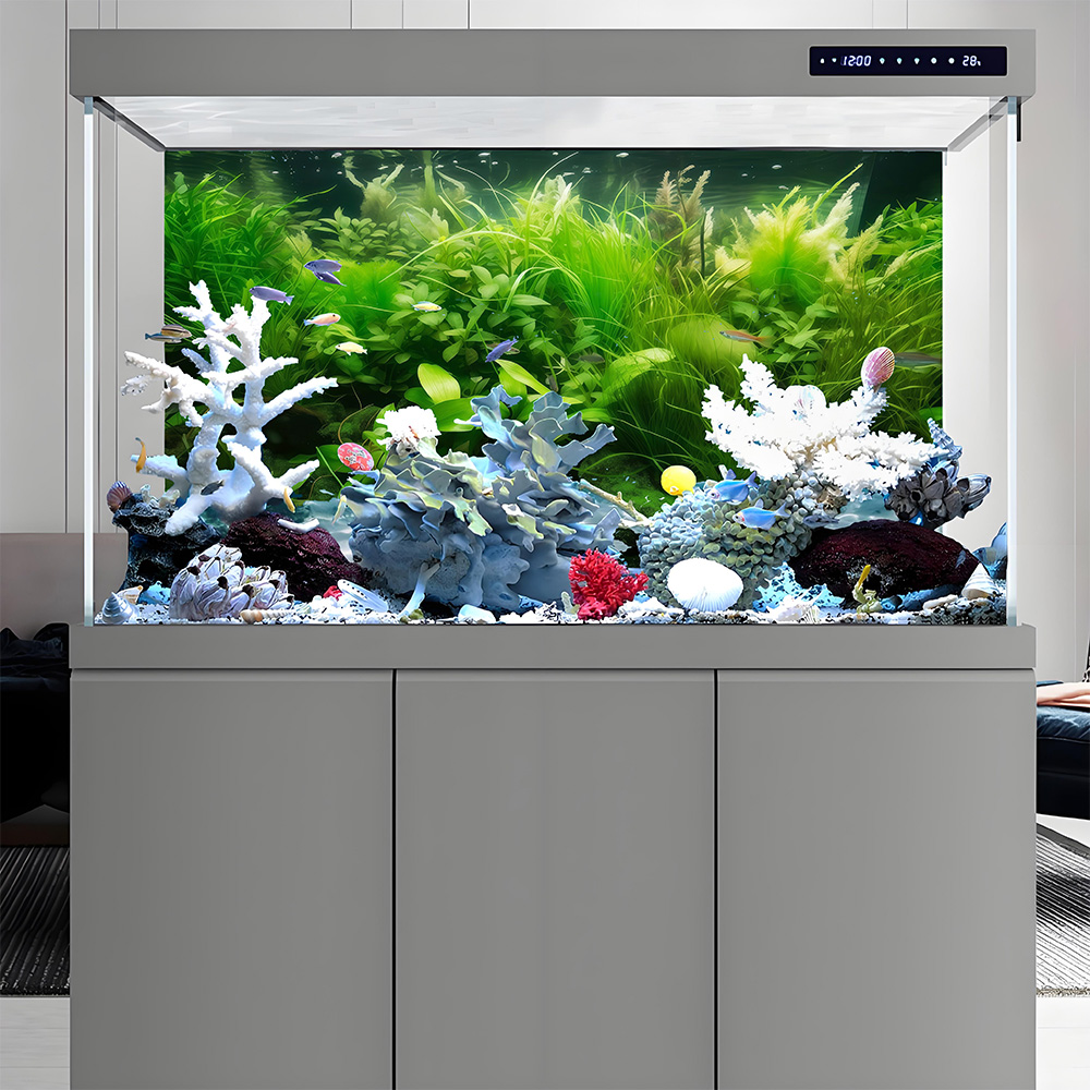 วอเตอร์กราสพาราไดซ์ ภาพพื้นหลั - Aquarium Fish Paradise บทวิจารณ์และราคา