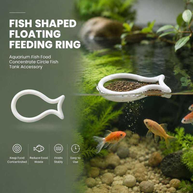 วงแหวนให้อาหารปลาแบบลอยน้ำรูปท - Aquarium Fish Food บทวิจารณ์และราคา