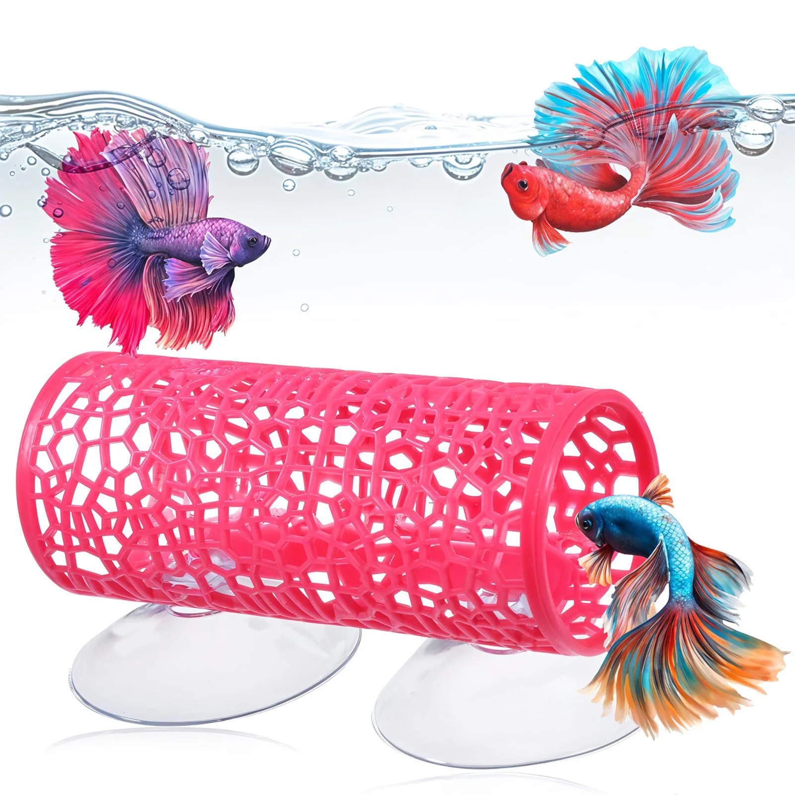 อุโมงค์ปลาสำหรับตู้ปลา ของเล่น - Fish Toys For Aquarium บทวิจารณ์และราคา