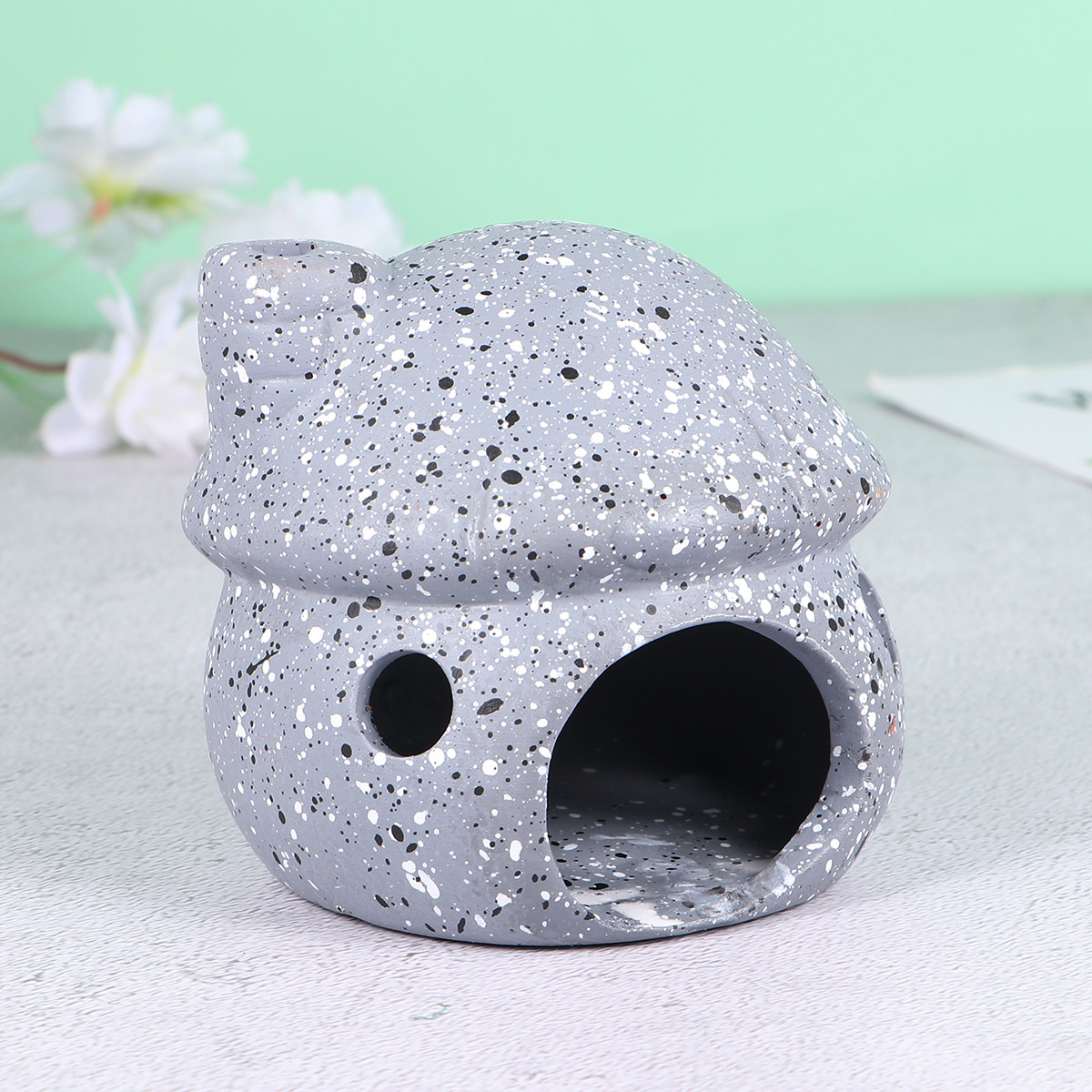 1 ชิ้น ที่ซ่อนตัวสำหรับปลาในตู - Aquarium Fish Low Maintenance บทวิจารณ์และราคา