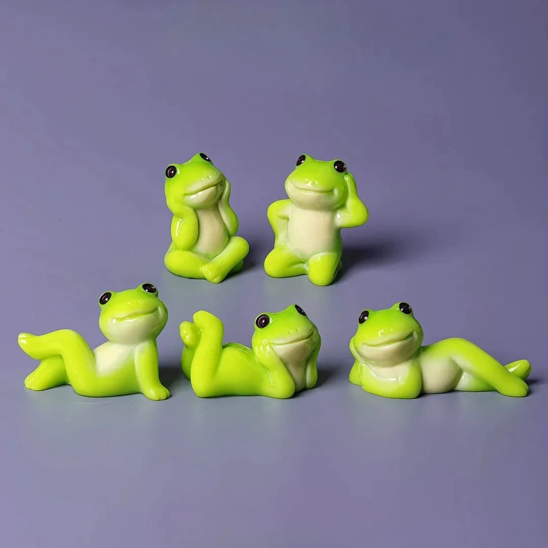 6 ชิ้นการ์ตูนมินิตลกตุ๊กตากบเค - Aquarium Mini Fish บทวิจารณ์และราคา