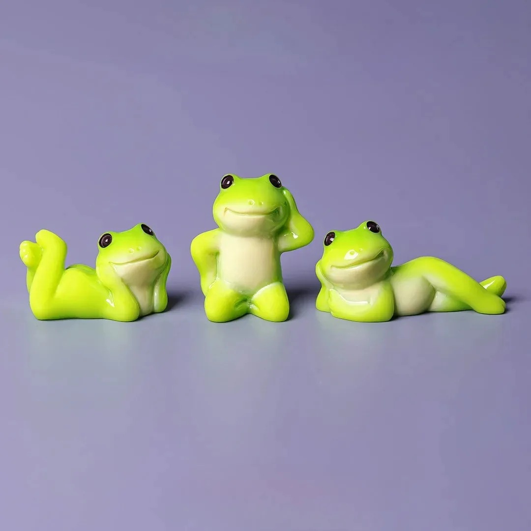 6 ชิ้นการ์ตูนมินิตลกตุ๊กตากบเค - Aquarium Mini Fish บทวิจารณ์และราคา