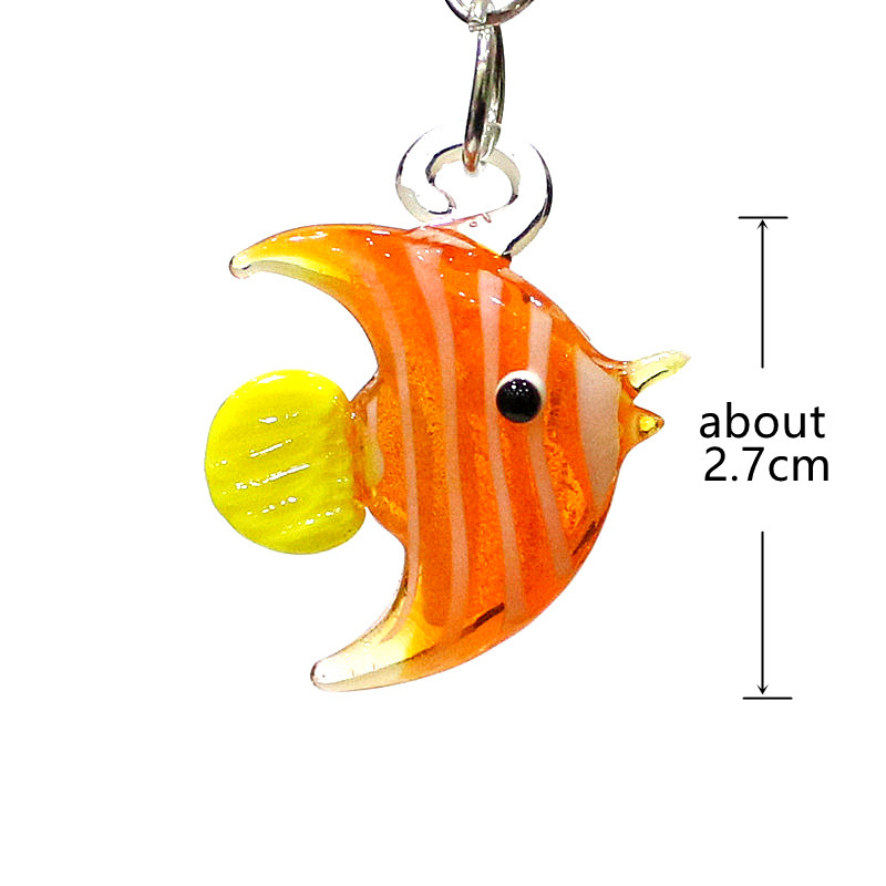 2แพ็คน่ารักปลาทะเลเสน่ห์จี้เคร - Aquarium Mini Fish บทวิจารณ์และราคา