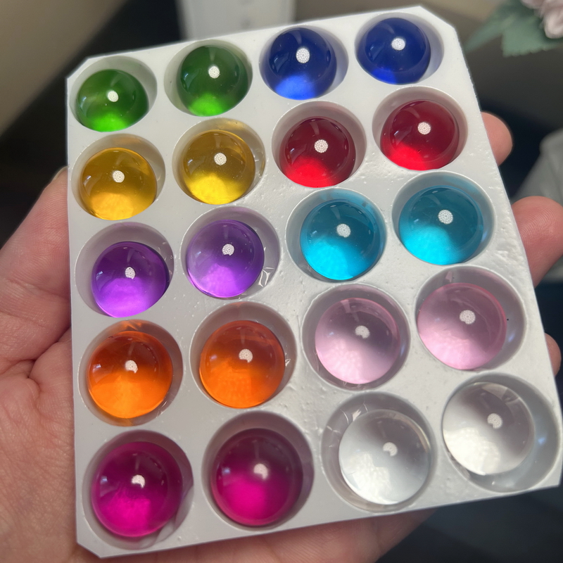ลูกแก้วสีพื้น 10/20 ชิ้น เส้นผ - Aquarium Fish Ball บทวิจารณ์และราคา