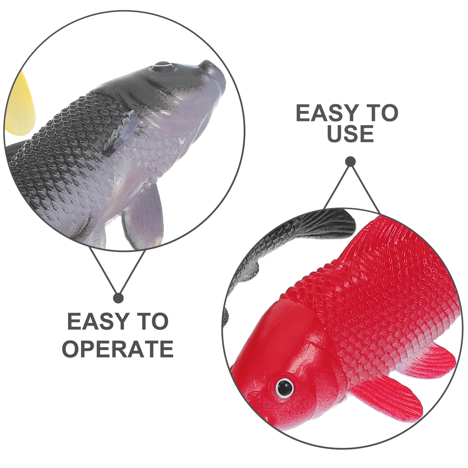 ของเล่นปลาประดิษฐ์ 3 ชิ้น รูปป - Fish Toys For Aquarium บทวิจารณ์และราคา