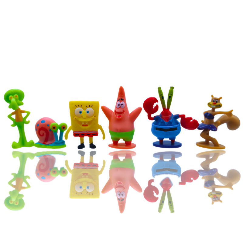 ของตกแต่งตู้ปลาสpongebob 6 ชิ้ - Aquarium Fish Hiding Places บทวิจารณ์และราคา