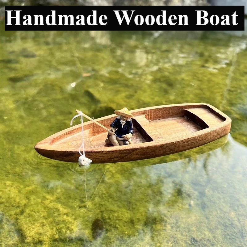 Handmade ไม้เรือ Mini ลอยเรือ  - Fish Toys For Aquarium บทวิจารณ์และราคา