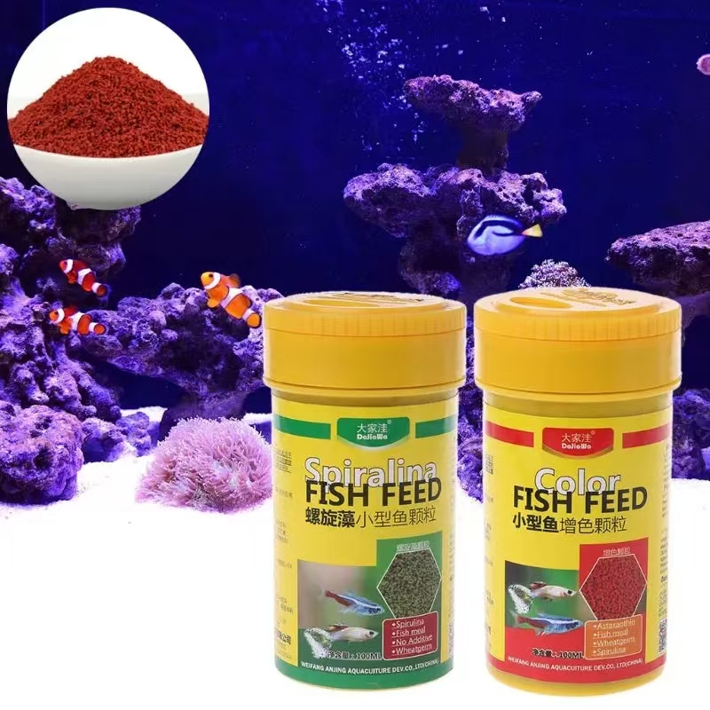 อาหารสาหร่ายสไปรูลินาสำหรับปลา - Aquarium Fish Food บทวิจารณ์และราคา