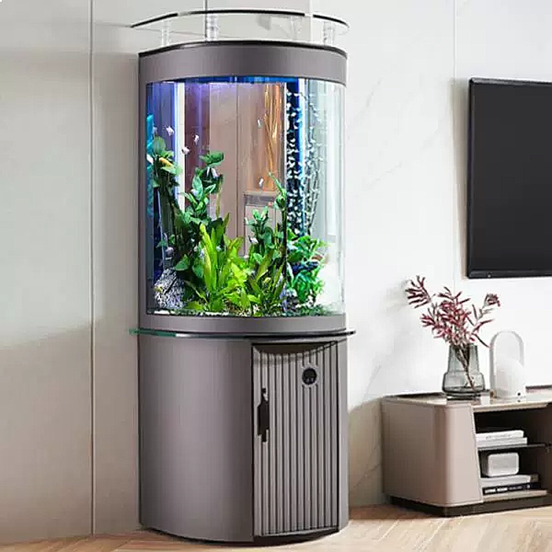 ตู้ปลาทรงครึ่งวงกลมพร้อมกรองด้ - Aquarium Fish Low Maintenance บทวิจารณ์และราคา