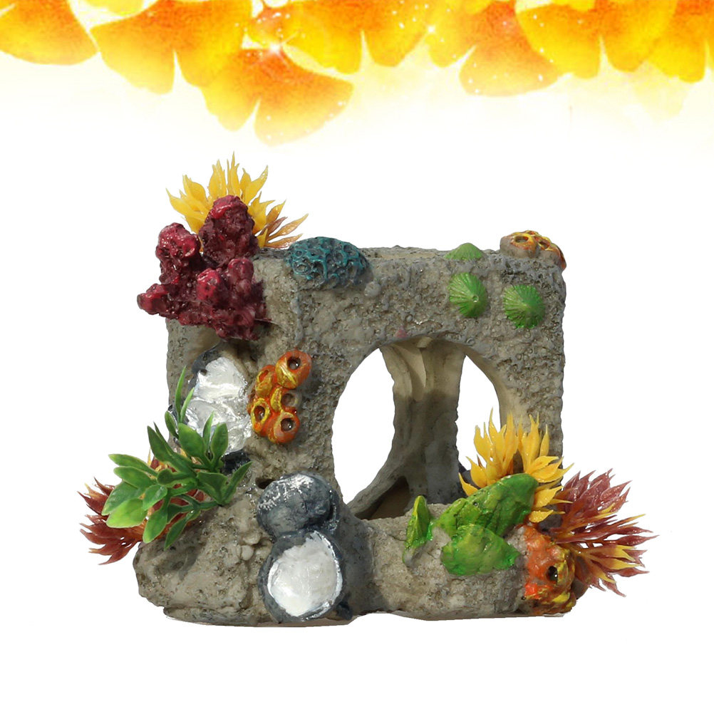 1 ชิ้น หินปะการังจำลองสำหรับตก - Aquarium Fish Low Maintenance บทวิจารณ์และราคา