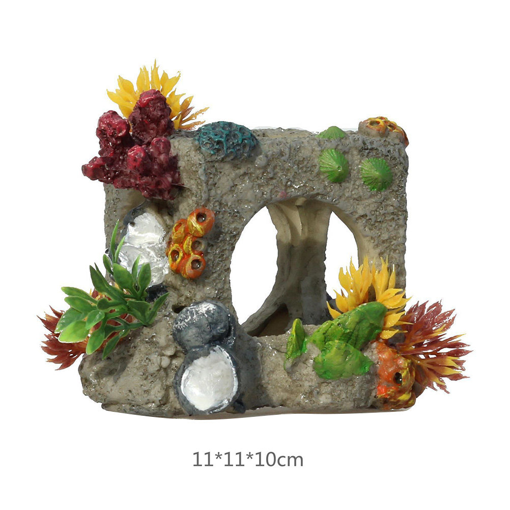 1 ชิ้น หินปะการังจำลองสำหรับตก - Aquarium Fish Low Maintenance บทวิจารณ์และราคา