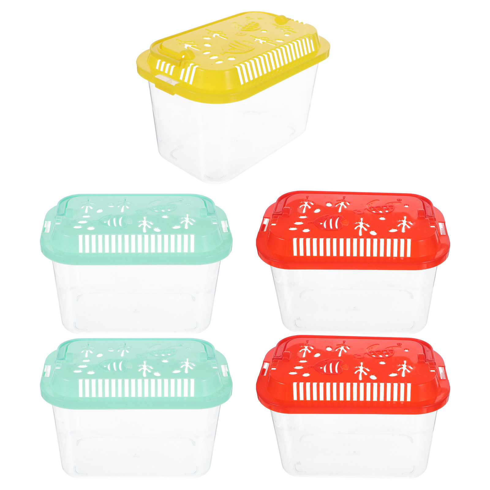 กล่องขนส่งปลาแบบพกพา 5 ชิ้น ตู - Aquarium Mini Fish บทวิจารณ์และราคา