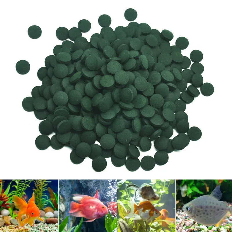 เม็ดสาหร่ายสไปรูลิน่าบริสุทธิ์ - Aquarium Fish Food บทวิจารณ์และราคา