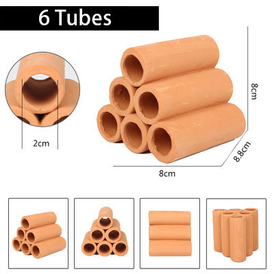 Clay Aquarium ตกแต่งปลากุ้งเล่ - Aquarium Fish Hiding Places บทวิจารณ์และราคา