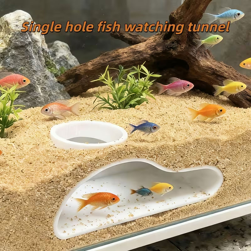 อุโมงค์ปลาสำหรับซ่อนตัวในตู้ปล - Fish Toys For Aquarium บทวิจารณ์และราคา