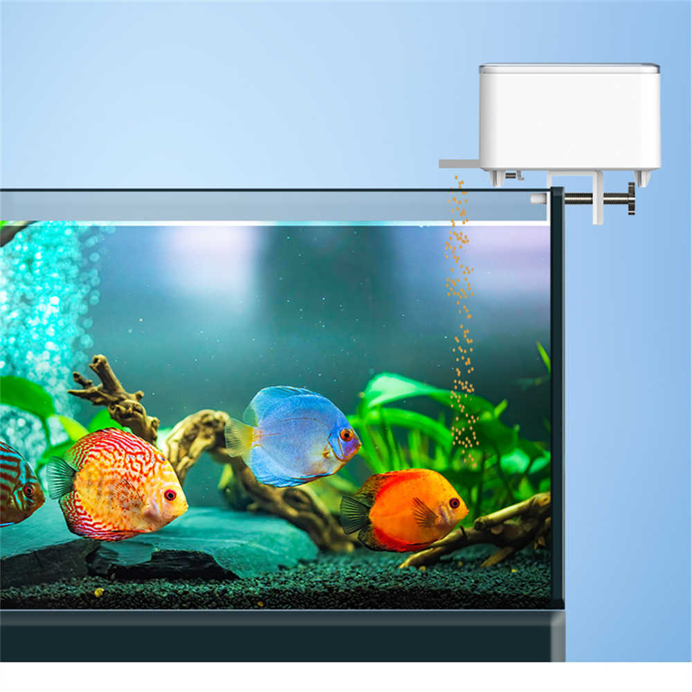 WiFi สมาร์ทเครื่องป้อนอัตโนมัต - Aquarium Fish Food บทวิจารณ์และราคา