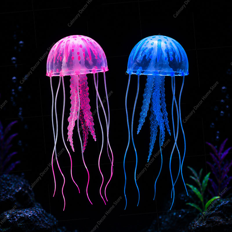 ของตกแต่งตู้ปลาแมงกะพรุนเรืองแ - Fish Toys For Aquarium บทวิจารณ์และราคา