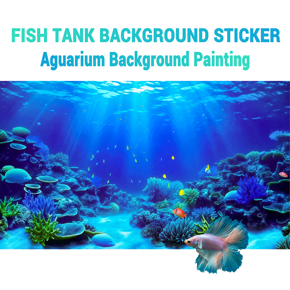 คอรัลพาราไดซ์, ภาพวาดพื้นหลังต - Aquarium Fish Paradise บทวิจารณ์และราคา